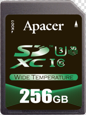 Apacer 256gb Sd Card  HD Png Download