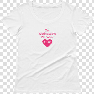 On Wednesdays We Wear Pink Ladies   Active Shirt  HD Png Download