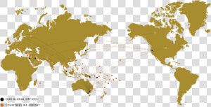 World map   Great Pacific Garbage Patch 2019  HD Png Download