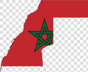 Western Sahara Flag Map  HD Png Download