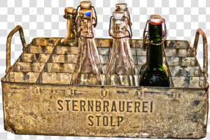 Beer Box  Metal Case  Bottle  Beer Bottles   Sternbrauerei Stolp  HD Png Download