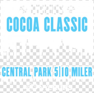 Nyc Runs Cocoa Classic Central Park 5  amp  10 Miles   Skyline  HD Png Download