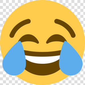 Clip Art Laughing With Tears Emoji   Joy Emoji Twitter  HD Png Download