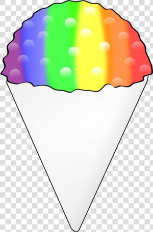 Food line ice Cream Cone   Shaved Ice Clip Art  HD Png Download