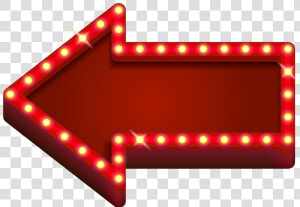 Light Neon Red Arrow Transparent Free Download Png   Red Arrow With Lights Png  Png Download