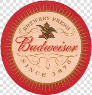 Budweiser Beer Coaster Clip Arts   Budweiser Png  Transparent Png