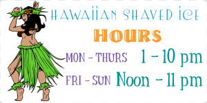 Hawaiian Shaved Ice Static Cling   Hula  HD Png Download