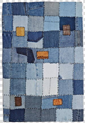 India Flag Denim Patchwork Rug   Patchwork Rug  HD Png Download