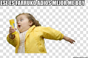 Ese Es Farruko Adios Mejor Me Boy   Rushing Meme  HD Png Download