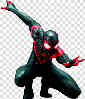 Ultimate Spider Man Miles Morales Artfx Statue Kotobukiya   Ultimate Spider Man  HD Png Download