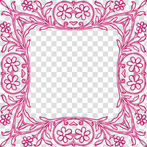 Margenes De Flores Para Colorear  HD Png Download