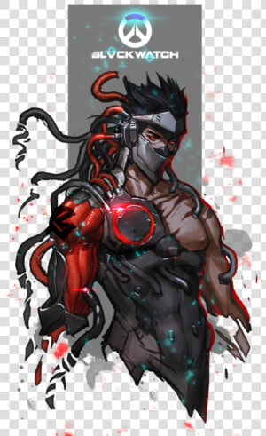 Transparent Background Genji Blackwatch Transparent  HD Png Download