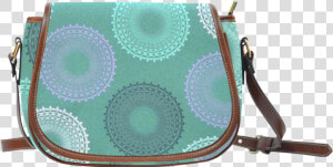 Teal Sea Foam Green Lace Doily Saddle Bag small Full   Bags Cute Japanese  HD Png Download