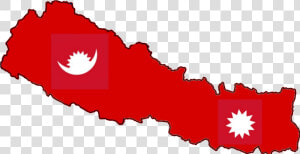 Nepal Red Background   Province No 1 Of Nepal  HD Png Download