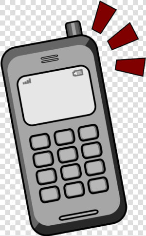 Free Retro Cellular Phone Clip Art   Cellphone Clipart  HD Png Download