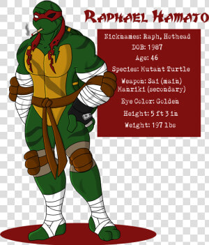 Tmnt Hothead Raphael  HD Png Download