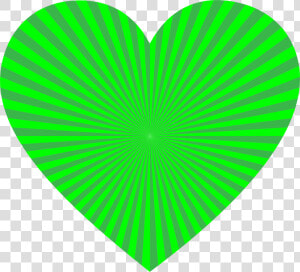 Starburst Heart   Cliparts Of Yellow Green Heart  HD Png Download