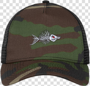 Gear Thrill Fish Bone Ne205 New Era® Snapback Trucker   Baseball Cap  HD Png Download