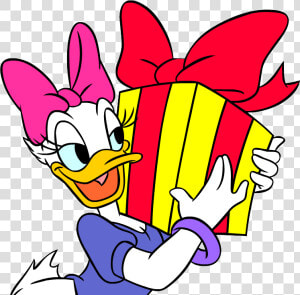 Daisy Clipart Christmas   Disney Christmas Daisy Duck  HD Png Download