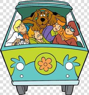 Clipart Of Featuring  Mystery And Fred   Mystery Machine Scooby Doo Clipart  HD Png Download