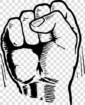 Jpg Royalty Free Download Black Power Fist Drawing   Black Power Fist Drawing  HD Png Download