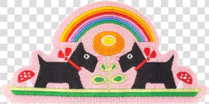 Scotties Rainbow Patch Set   Embroidered Patch  HD Png Download