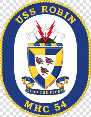 Uss Robin Mhc 54 Crest   Uss Paul Hamilton Ddg 60 Crest  HD Png Download