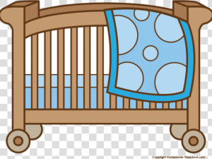 Baby Girl Clipart Crib   Baby Crib Clipart  HD Png Download