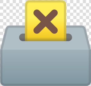 Ballot Box With Ballot Icon   Trim Nandina  HD Png Download