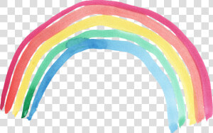 Watercolor Rainbow Transparent Background Clipart     Arco Iris Vetor Png  Png Download