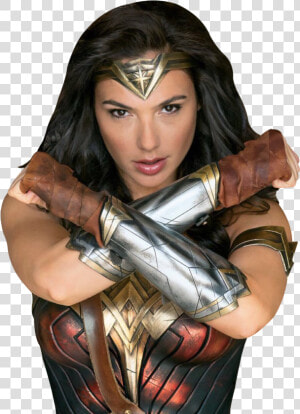 Wonder Woman Png Transparent Image   Wonder Woman Using Bracelets  Png Download