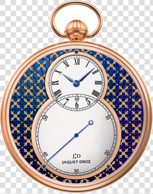 Jaquet Droz Pocket Watch Paillonnee Red Gold 50 Mm   Watch  HD Png Download