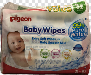 Baby Wipes Title Baby Wipes   Pigeon  HD Png Download