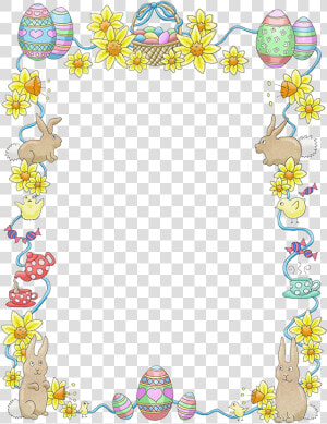 Transparent Easter Border Clipart   Easter Border Clipart  HD Png Download