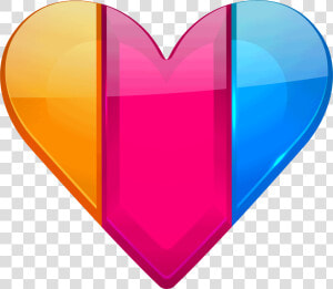 Colorful Heart Png Clipart   Colorful Heart Images Png  Transparent Png