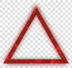  neon  triangle  freetoedit  red  geometric  trigon   Triangle  HD Png Download