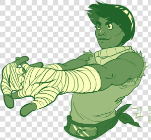 “rock Lee Summer Confusion For Anon   Cartoon  HD Png Download