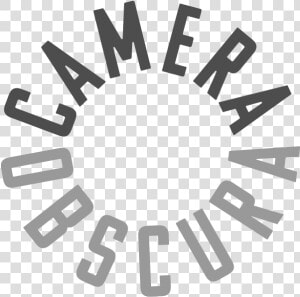 Camera Obscura Logo   Negro  Plata  HD Png Download