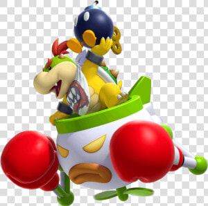 Flying Across The Screen  Holding A Bomba   Mario Bros Bowser Jr  HD Png Download