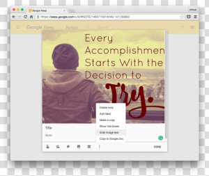 Extract Text From Images With Google Keep   Te Pasan Cosas Maravillosas  HD Png Download