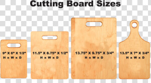 Wooden Cutting Board Sizes  HD Png Download