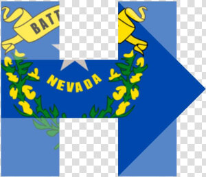 Hillary For Nevada   Battle Born Nevada State Flag  HD Png Download