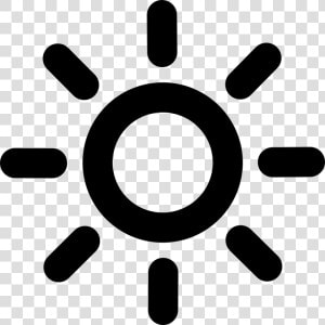 Transparent Sun Icon Png   Icon Brightness  Png Download