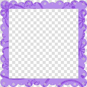 Purple Picture Frame Clipart Jpg Library Library Purple   Blue Frame  HD Png Download