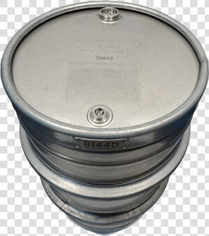 55 Gallon Stainless Steel Barrel Closed Top   Circle  HD Png Download