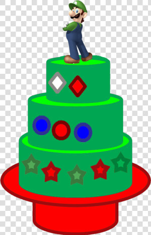 Luigi S Cake Missing Shape   Mario And Luigi  HD Png Download