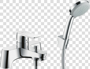 Mezclador De 2 Agujeros Para Borde De Bañera Con Llave   Hansgrohe Focus Bath Shower Mixer  HD Png Download