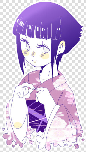 Hinata  Kawaii  And Kimono Image   Hinata Heart  HD Png Download