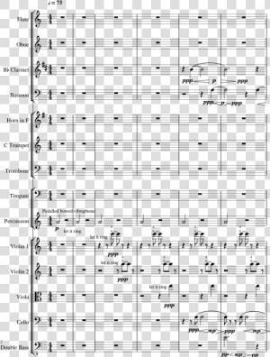 Sheet Music Full Band Score Conductor  HD Png Download