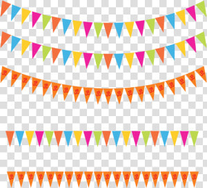 Banderas De Fondo Vector Guirnaldas De Papel De Color   Happy Birthday Banner  HD Png Download